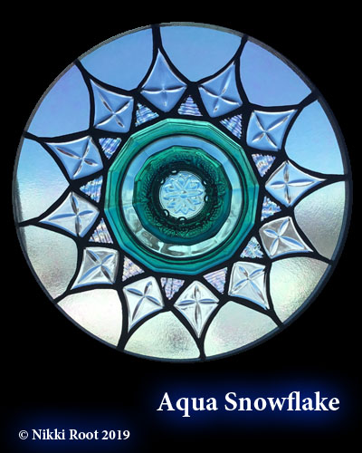 Aqua Snowflake