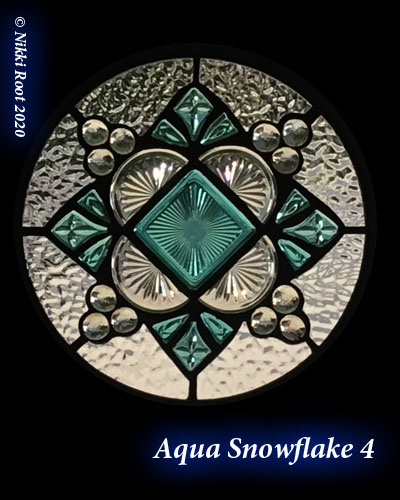 Aqua Snowflake 4