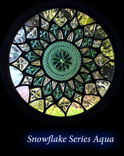 Snowflake Series Aqua